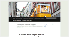 Desktop Screenshot of freewordtopdfonline.com